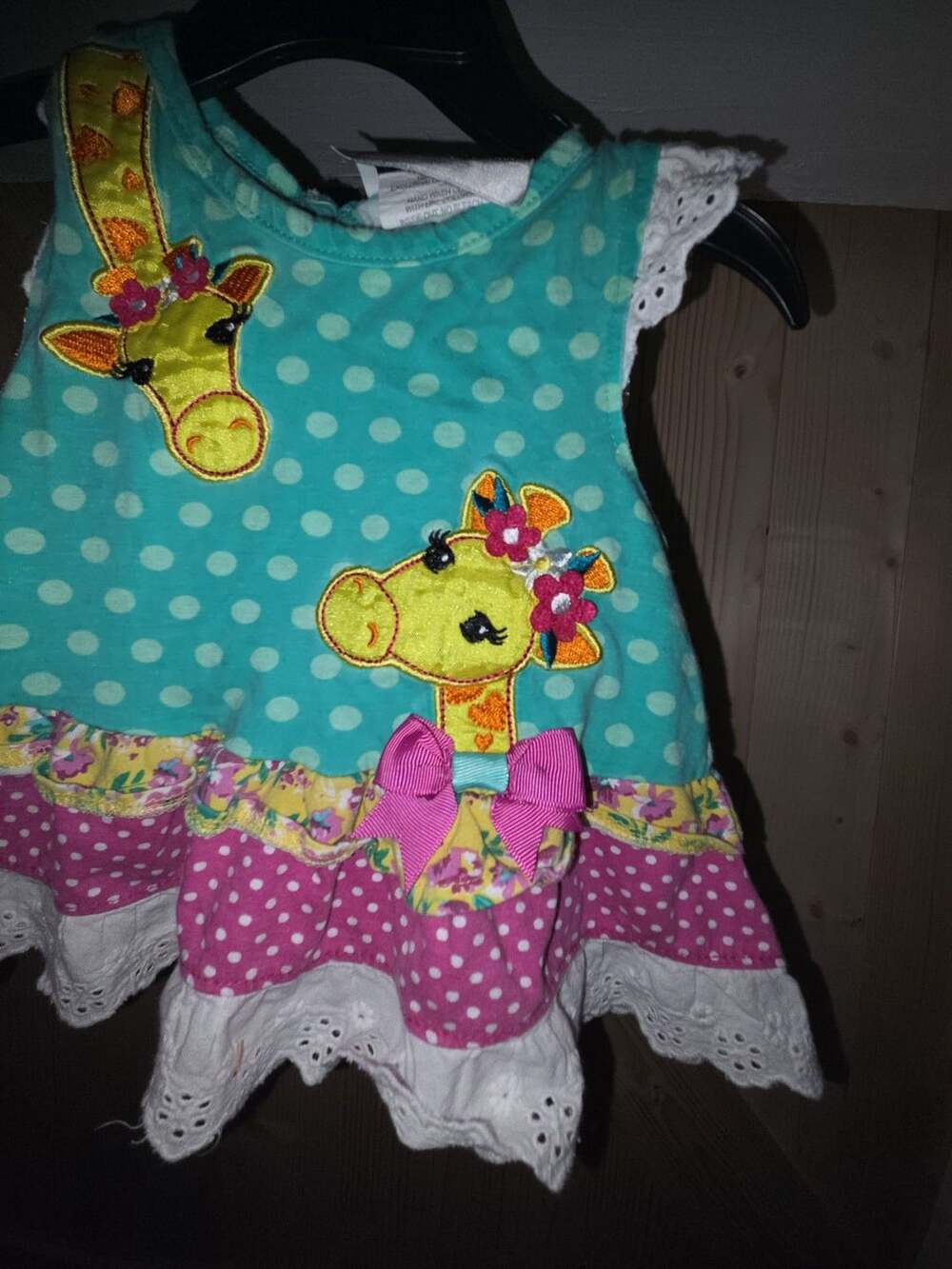 Rare Editions Giraffe Ruffle Outfit Set - Picture 5 of 12